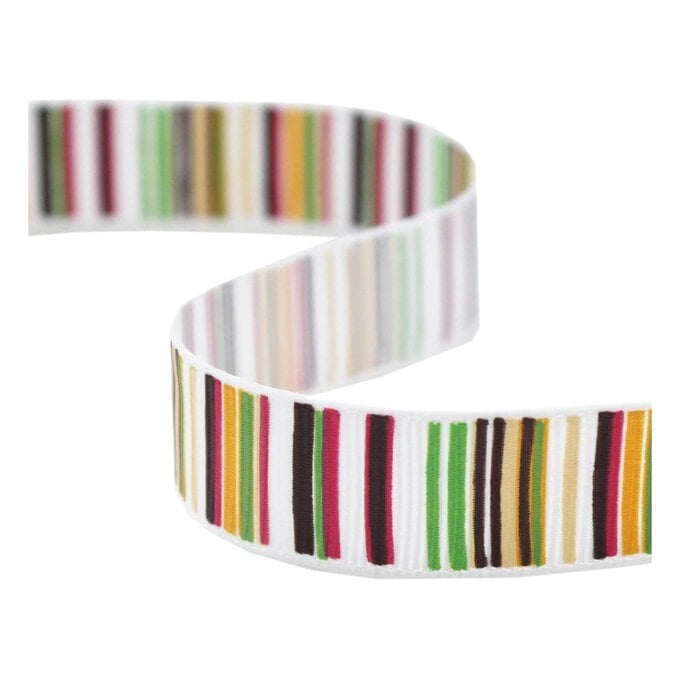 Stripes Grosgrain Ribbon 15mm x 5m image number 1