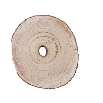 Round Wooden Slice 20cm image number 3