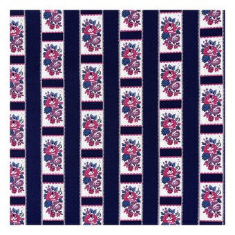 V&A Regency Threads Bookmark Bloom Cotton Fabric by the Metre