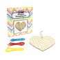 Striped Heart Wooden Threading Kit image number 1