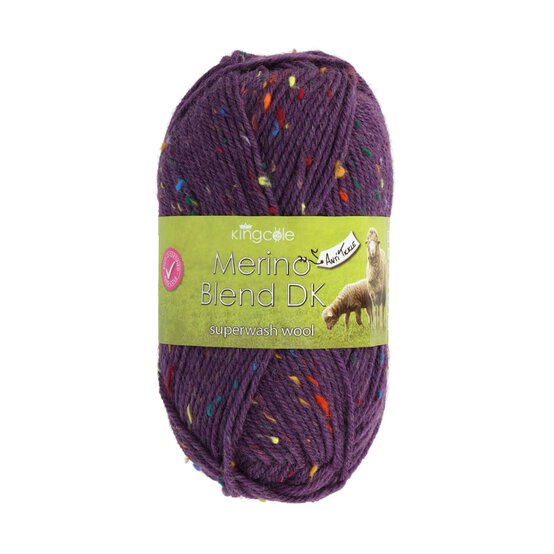 King Cole Mulberry Merino Blend Tweed DK 50g image number 1