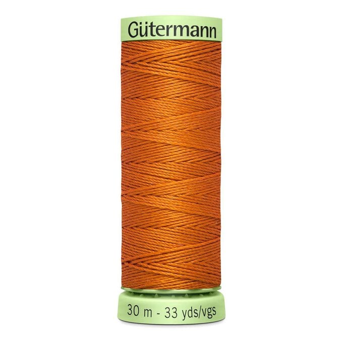 Gutermann Orange Top Stitch Thread 30m (982) image number 1