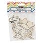 Decorate Your Own Dinosaur Wooden Shapes 2 Pack image number 2