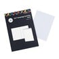 White Greetings Card Pad 5 x 7 Inches 20 Pack image number 1