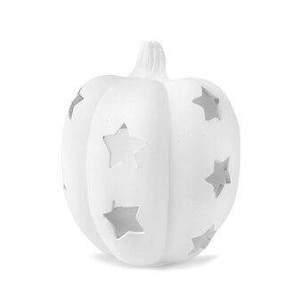 Ceramic Star Cut-Out Pumpkin 12cm