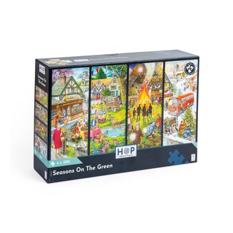 Seasons on the Green Jigsaw Puzzle 500 Pieces 4 Pack