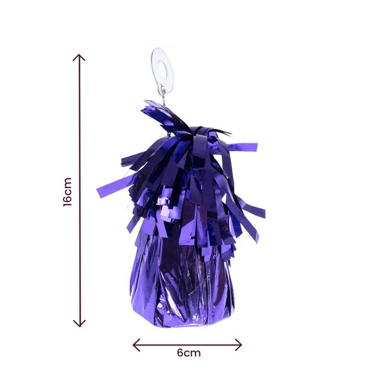Purple Foil Balloon Weight 170g image number 2