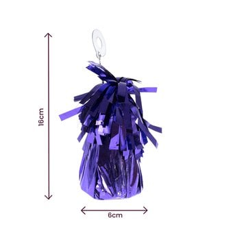 Purple Foil Balloon Weight 170g image number 2