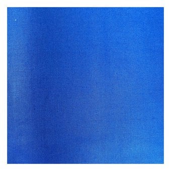 Royal Blue Cotton Homespun Fabric by the Metre image number 2