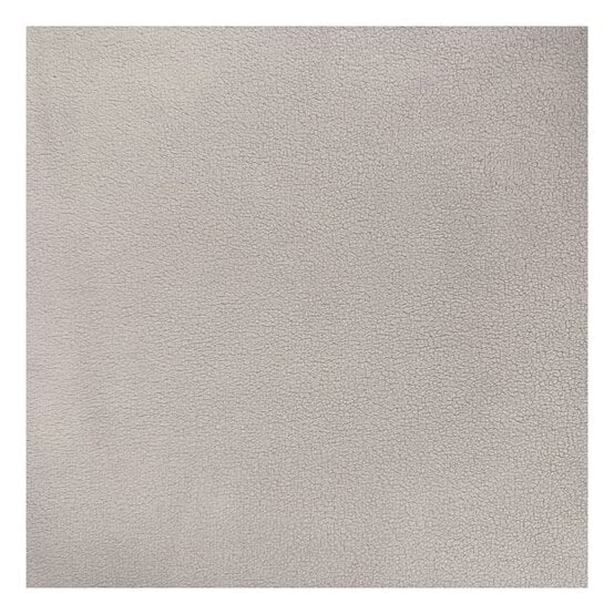 Silver Grey Stretch Fleece Fabric by the Metre image number 2