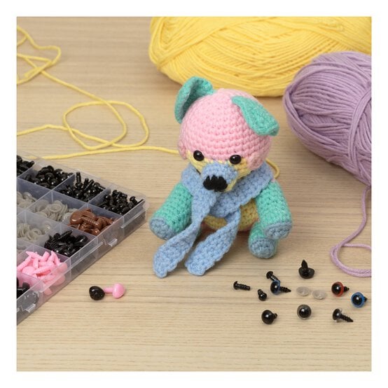 Toy Safety Eyes and Noses 370 Pack image number 2