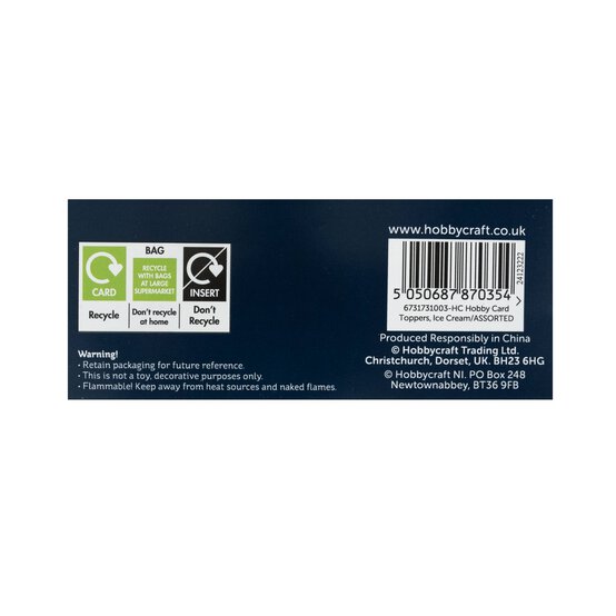 Ice Cream Card Toppers 8 Pack image number 5