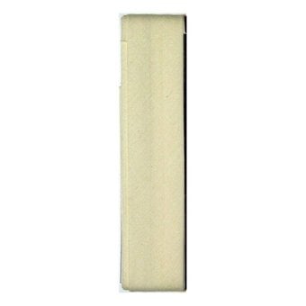 Ivory Poly Cotton Bias Binding 25mm x 2.5m