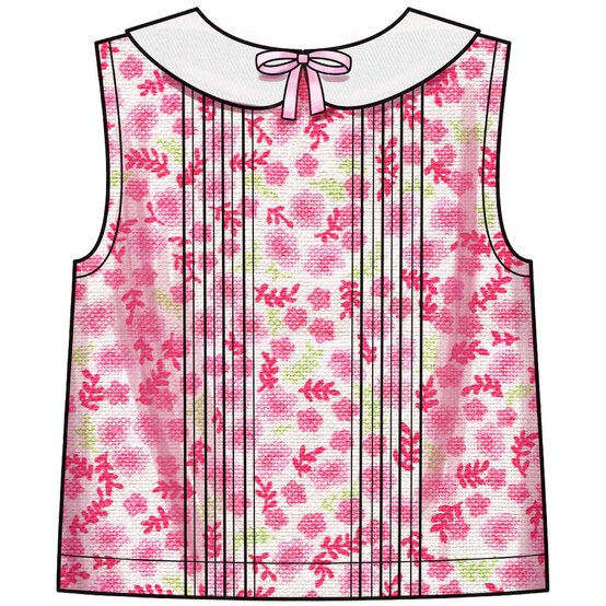 New Look Child&rsquo;s Skirt and Blouse Sewing Pattern N6664 image number 3