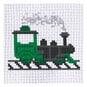 Mini Green Train Cross Stitch Kit image number 1