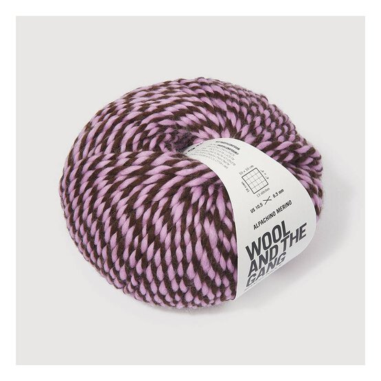 Wool and the Gang Punch Brown Alpachino Merino Twist 100g image number 2