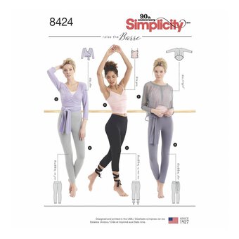 Simplicity Leggings and Top Sewing Pattern 8424