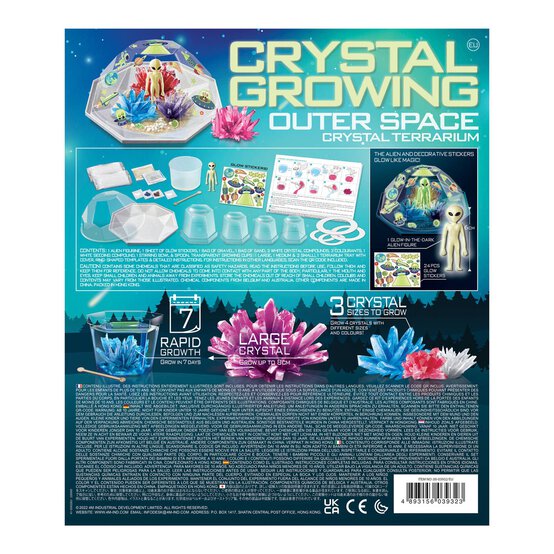 Crystal Growing Outer Space Crystal Terrarium image number 6
