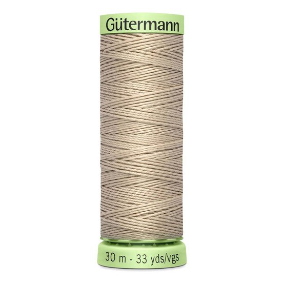 Gutermann Beige Top Stitch Thread 30m (722) image number 1