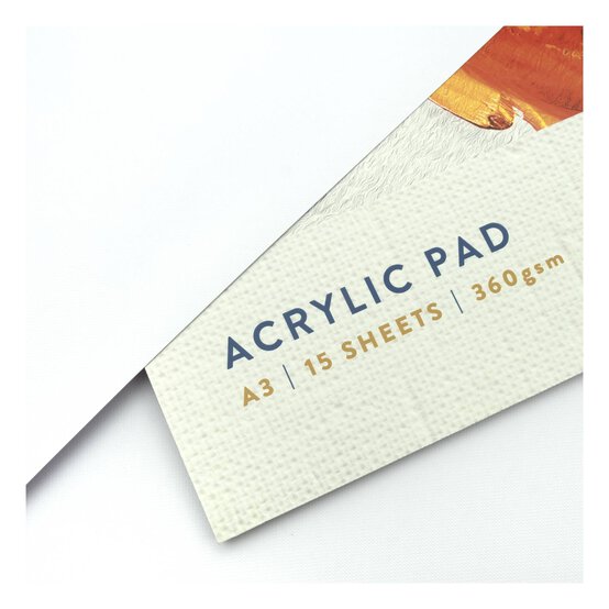 Shore & Marsh Acrylic Painting Pad A3 15 Sheets image number 2