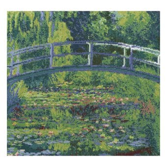 National Gallery Water-Lily Pond Cross Stitch Kit 30.5cm x 18.7cm