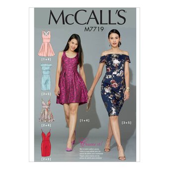 McCall&rsquo;s Women&rsquo;s Dress Sewing Pattern M7719 (14-22)