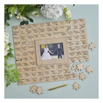 Create & Celebrate Wooden Jigsaw Guestbook