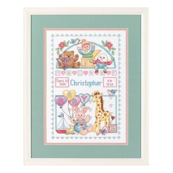 Dimensions Baby Birth Record Counted Cross Stitch Kit 25cm x 36cm