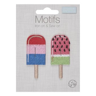 Trimits Ice Lolly Iron-On Patches 2 Pack image number 2