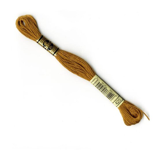 DMC Brown Mouline Special 25 Cotton Thread 8m (420) image number 1