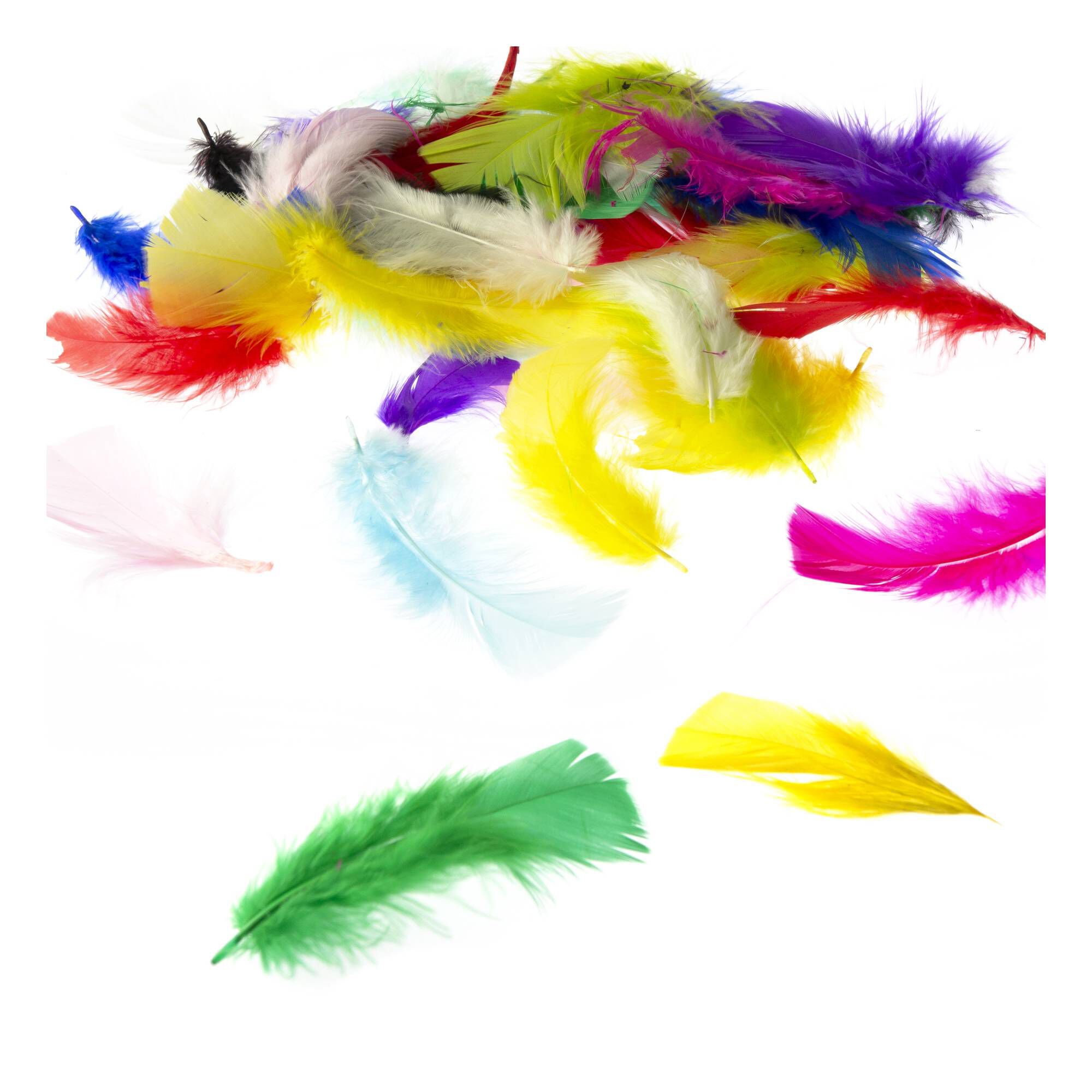 400 Pcs Feathers For Crafts, Ideal For Wedding Ornament, Halloween Mask  Making, Diy Feather Boa, Dream Catcher
