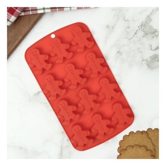 Gingerbread Silicone Mould 12 Wells image number 1