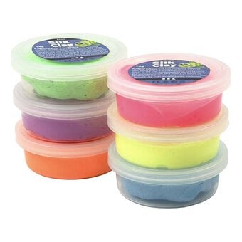 Neon Silk Clay 14g 6 Pack