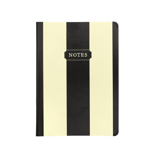Black and White Soft Cover Notebook A6 image number 1
