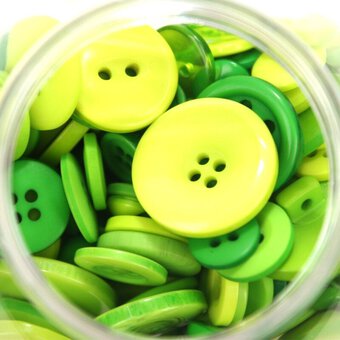 Hobbycraft Button Jar Green image number 8