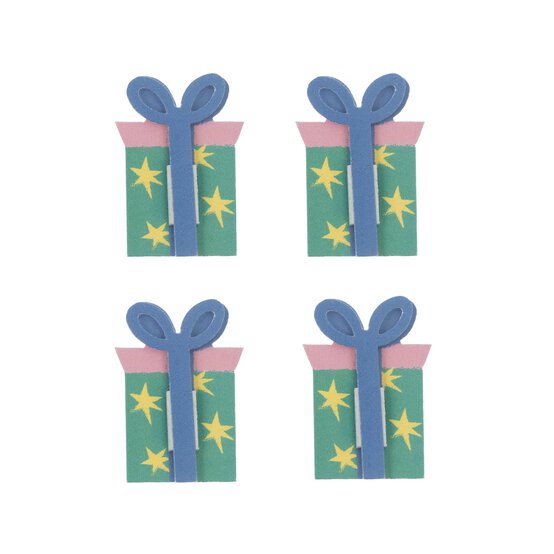 Birthday Present 3D Card Toppers 4 Pack image number 1
