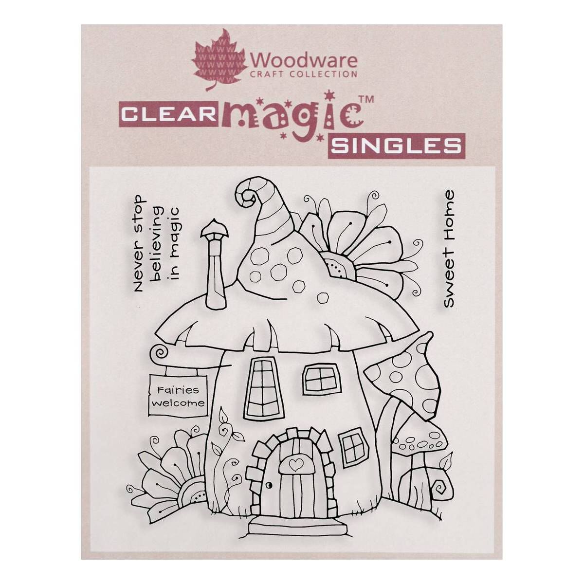 Fairy House Clear Stamp Set 3 Pack Hobbycraft