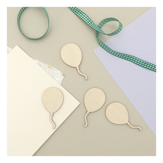 Balloon Wooden Toppers 10 Pack image number 2