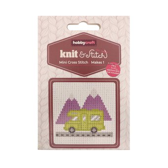Mini Campervan Cross Stitch Kit
