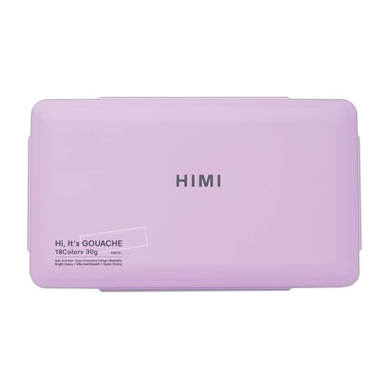 HIMI Pastel Jelly Cup Gouache Set 30ml 18 Pack  image number 6