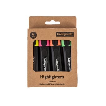 Eco Highlighter Pens 4 Pack image number 4