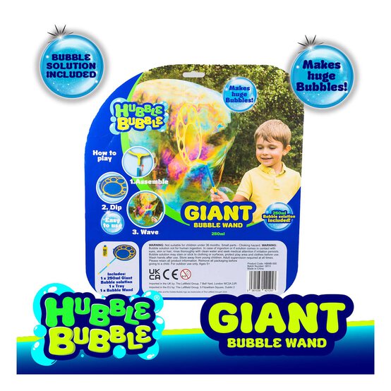 Hubble Bubble Giant Bubble Wand Kit image number 5