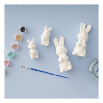 Paint Your Own Bunny Family 4 Pack