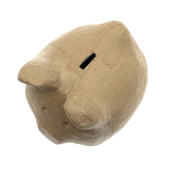 Decopatch Mache Piggy Bank 12cm image number 3