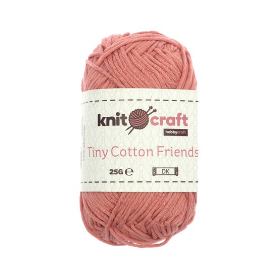 Knitcraft Coral Tiny Cotton Friends Yarn 25g image number 1