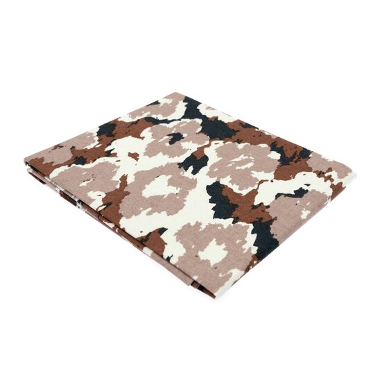 Brown Floral Camo Single Cotton Fat Quarter image number 2