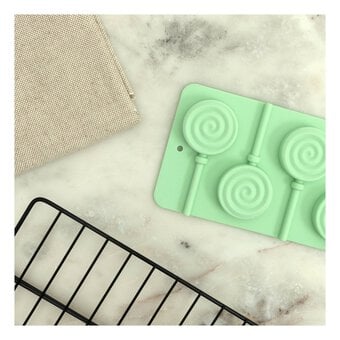Whisk Lollipop Silicone Candy Mould 6 Wells image number 2
