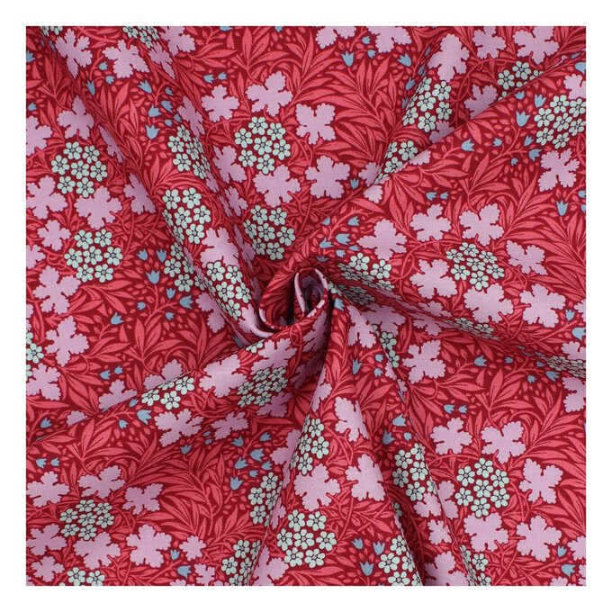 Tilda Hibernation Autumn Bloom Old Rose Fabric by the Metre image number 1