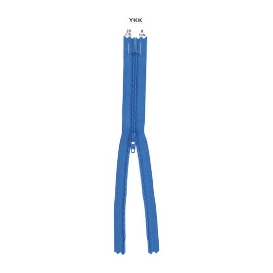 YKK Pastel Blue Dress and Skirt Zip 20cm image number 1