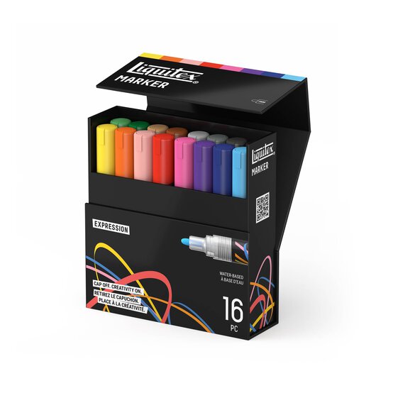 Liquitex Expression Markers 2mm 16 Pack image number 2